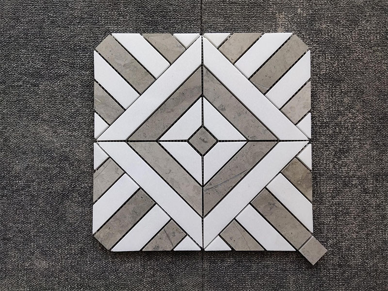 Modern marble mosaic tiles