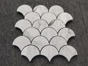 Scallop/Fan Mosaic Tiles